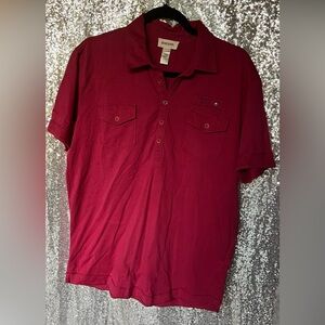 Diesel Deep Red Polo Shirt